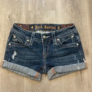 Y2k rock revival low rise shorts